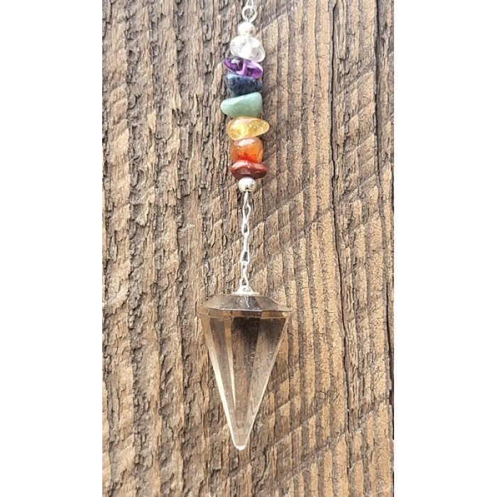 Pendule Citrine Naturelle (7 Chakras)