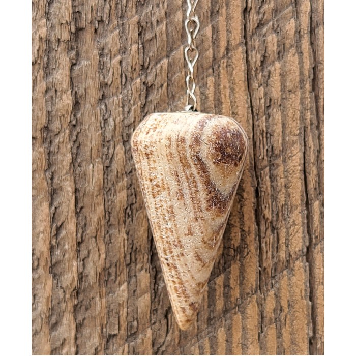 Pendule Aragonite en chevron