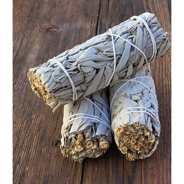 Paquets de bâtonnets de sauge blanche de 4 po de Californie